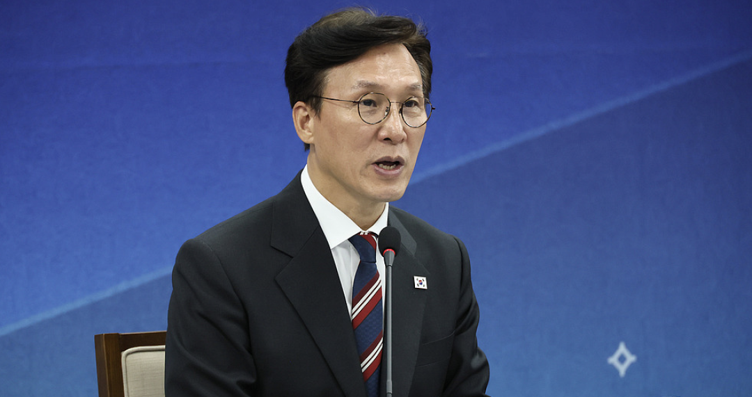 韩国国务总理金民锡 资料图 图源:视觉中国