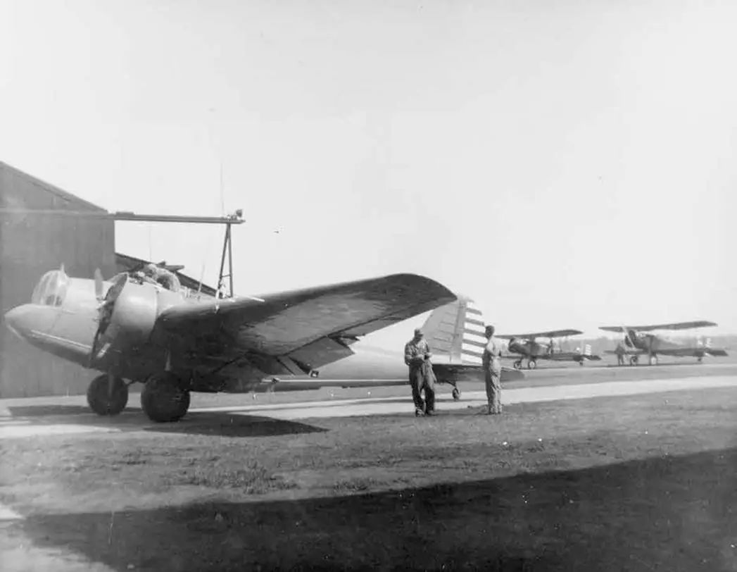 Martin B-10 at Manila, 1937
