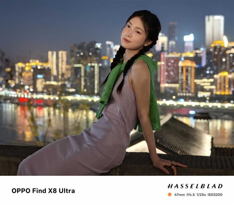 夜晚拍人我最强!OPPO Find X8 Ultra评测:真正的五摄夜神 唯一的直屏Ultra