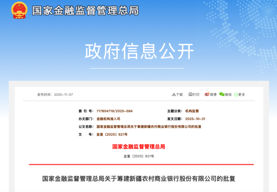 截图来源:金融监管总局网站