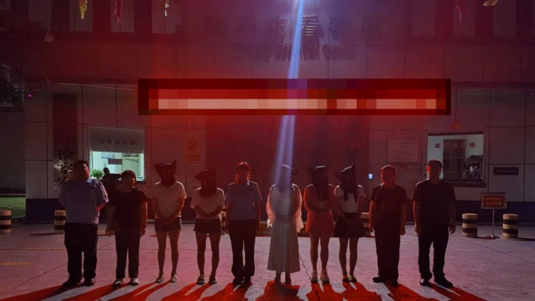 ▲落网的犯罪嫌疑人