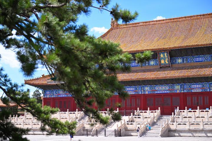 2023年7月8日拍摄的太庙享殿（也称前殿）。