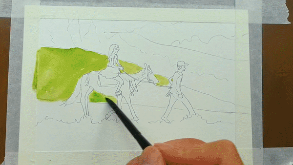 游客正在花海牧场体验骑马活动。