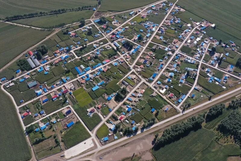 ”增减挂“项目实施前五家子村村貌/资料图。