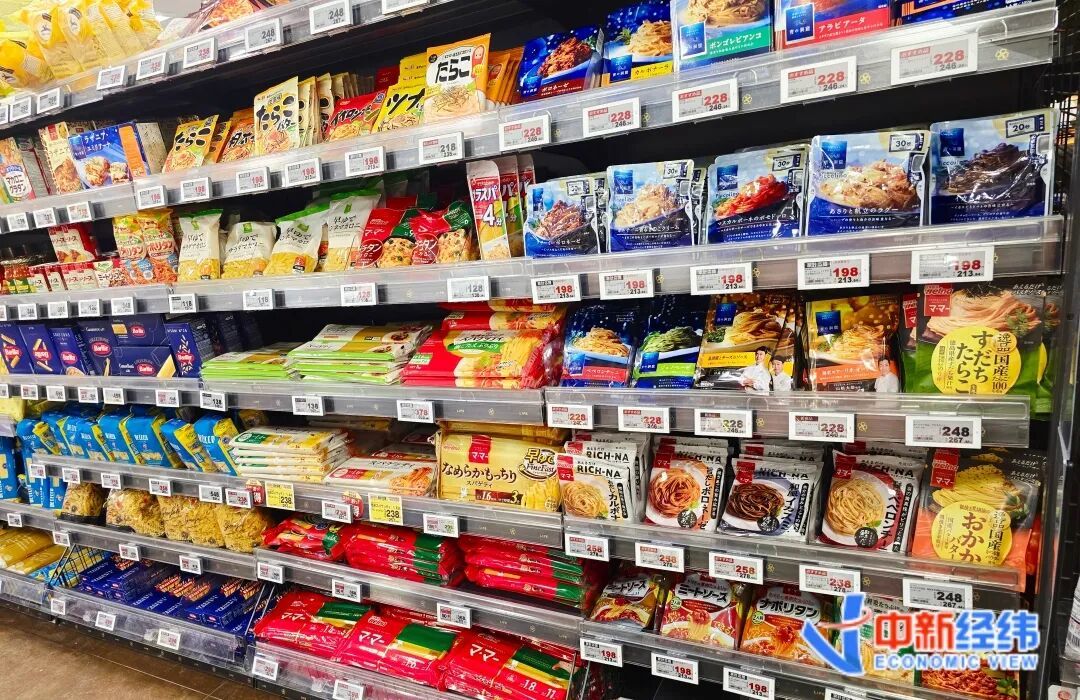 東京某大型連鎖超市內(nèi)售賣的意大利面、意大利粉 受訪者供圖