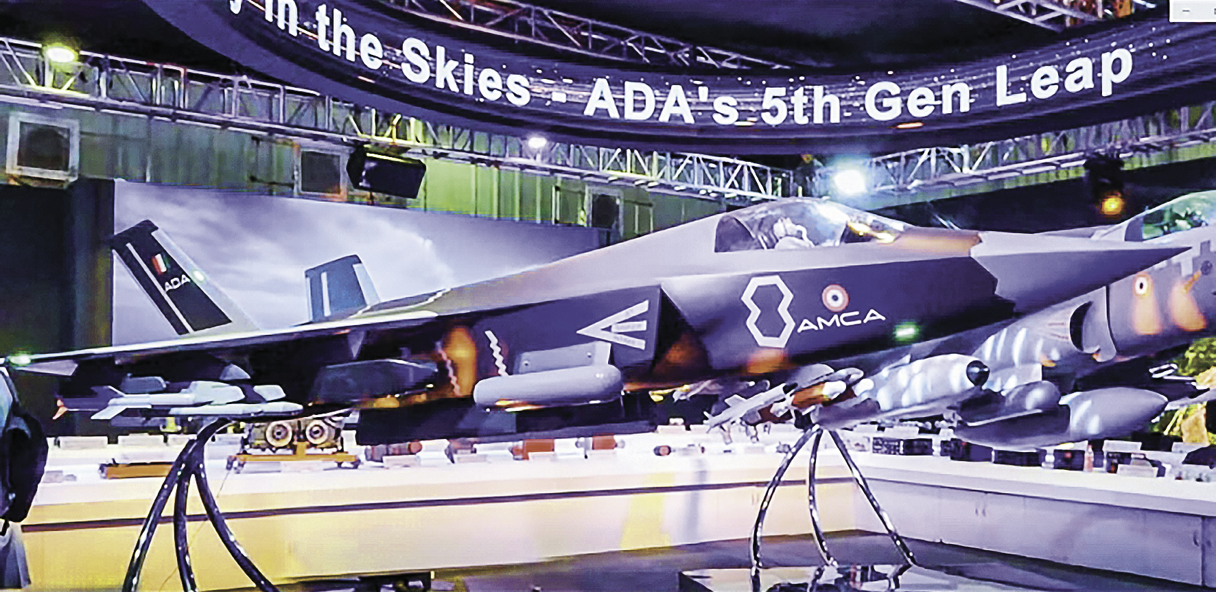 印度国产AMCA战斗机模型