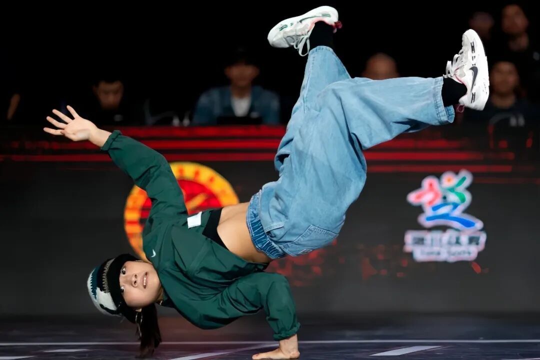 ·比赛中的郭朴。(新华社)