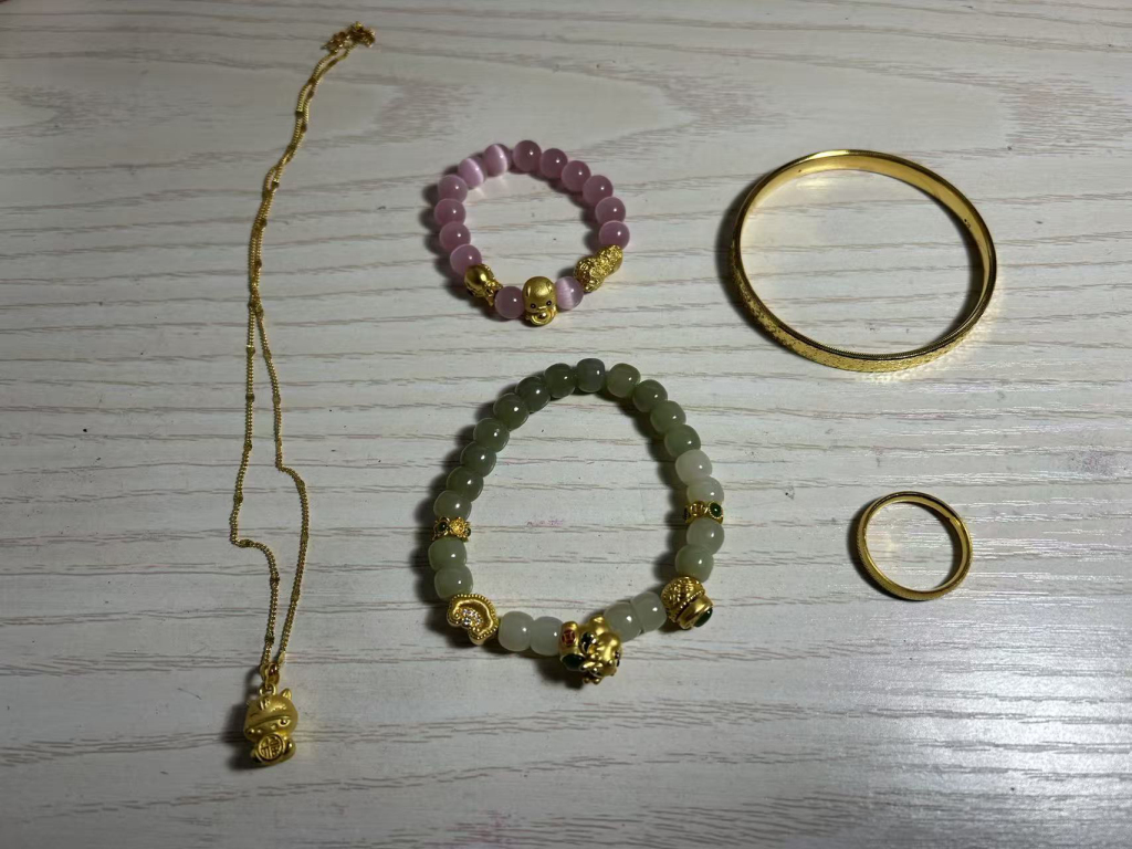 钱女士换购后的黄金首饰