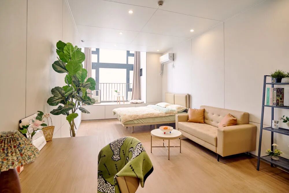 升級(jí)改造后的“城發(fā)美寓”人才公寓。(受訪者供圖)