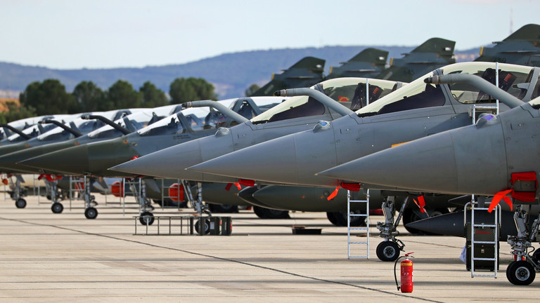 位于西班牙的法国“阵风”战斗机队 “今日俄罗斯”