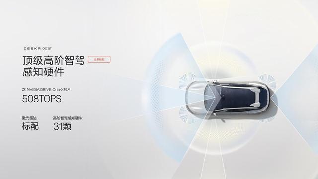 极氪007GT全系标配激光雷达