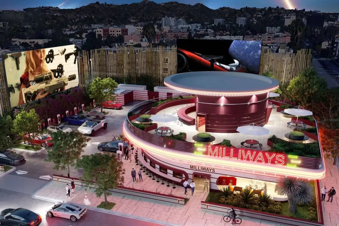 特斯拉开了家未来餐厅:机器人送来爆米花,我递钱包