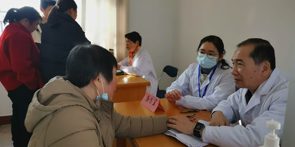 义诊现场。 受访者供图
