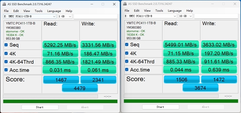 高端商务本需要怎样的SSD!搭载长江存储PC411的联想ThinkPad E14 Gen7磁盘性能测试:高性能 低功耗 稳定可靠