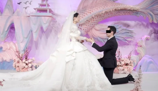 ▲朱瑞敏与斯洛伐克籍丈夫于2024年正式登记结婚