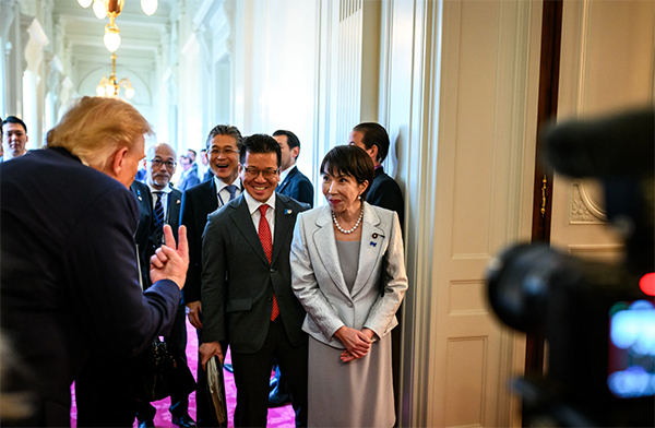 2025年10月,美国总统特朗普与日本首相高市早苗举行双边会晤。 白宫网站