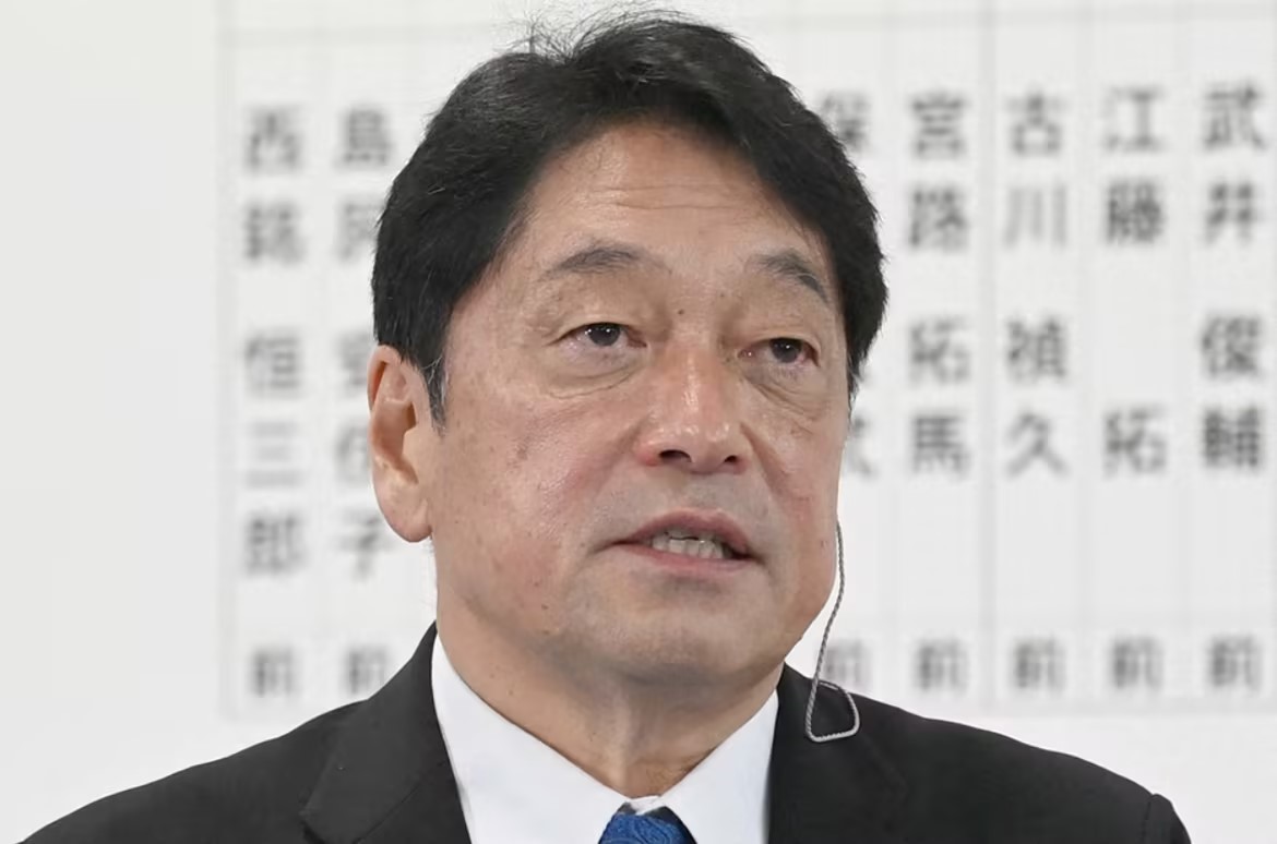 日本自民党政调会长小野寺五典 资料图片