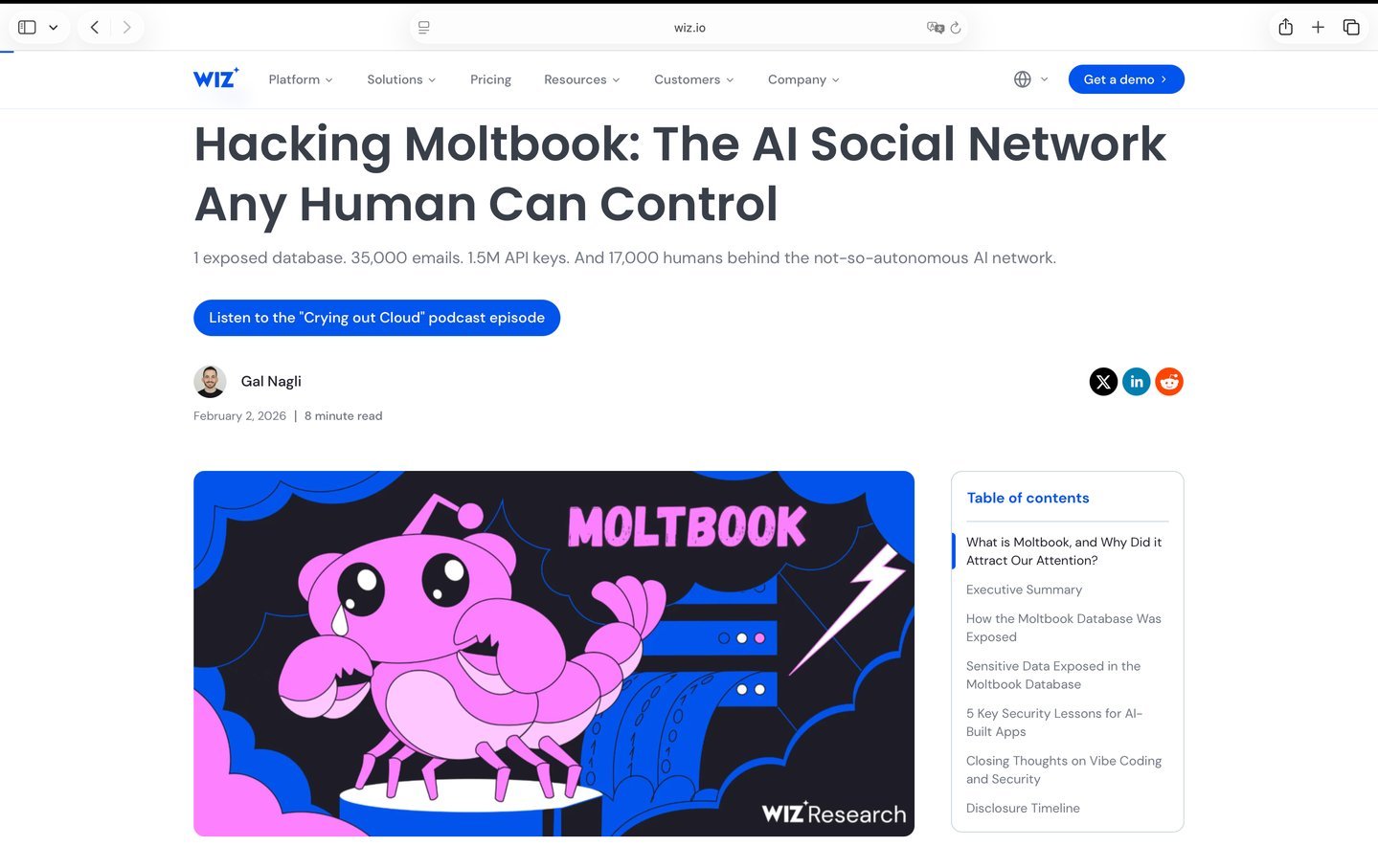 Hacking Moltbook: The AI Social Network Any Human Can Control