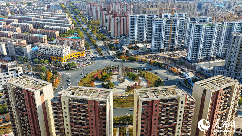 银瀑广场。人民网记者 李洋摄