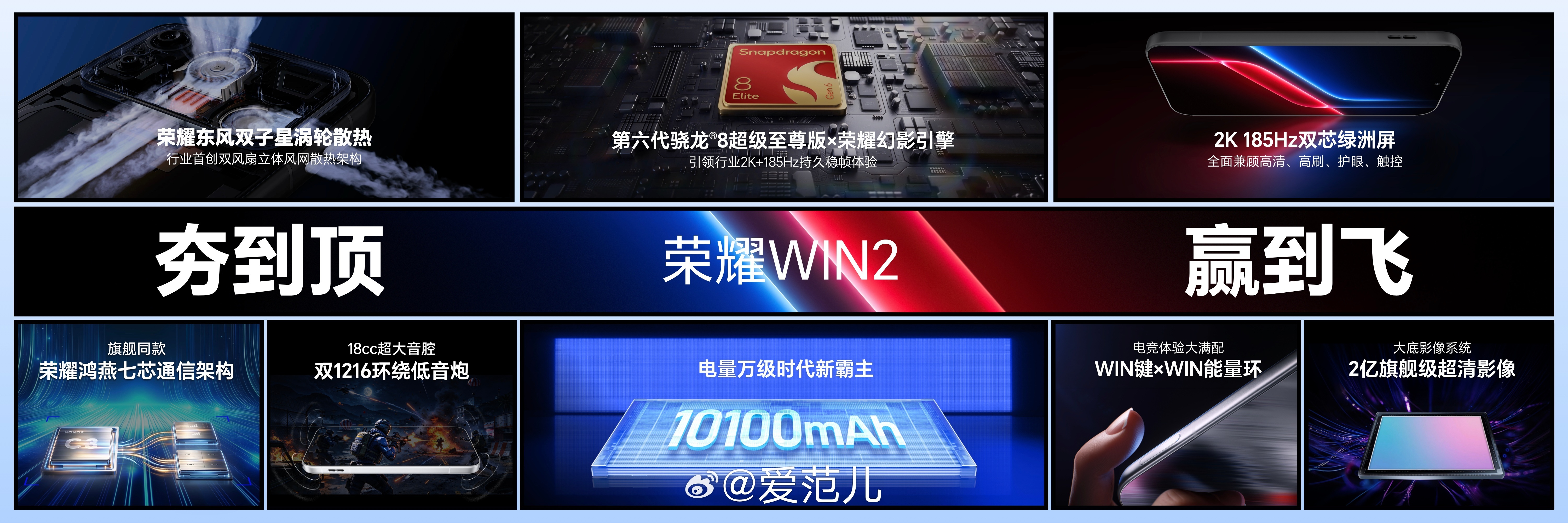 刚刚,荣耀发布了 WIN2 和 WIN RT2 系列手机,荣耀 WI