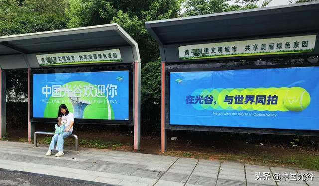 光谷各公交站台已上新武网海报