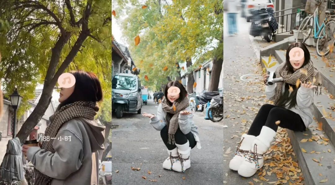 是真实记录,中和右是陪拍