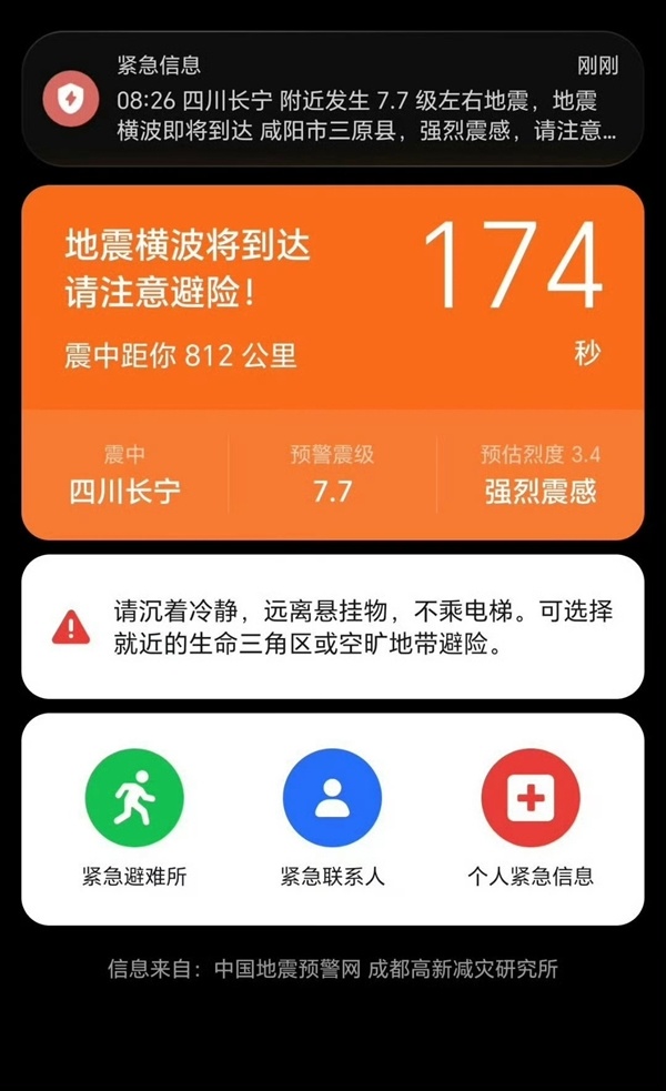 4.7级地震误报为7.7级引热议！成都高新减灾研究所：完全不是冒用名字