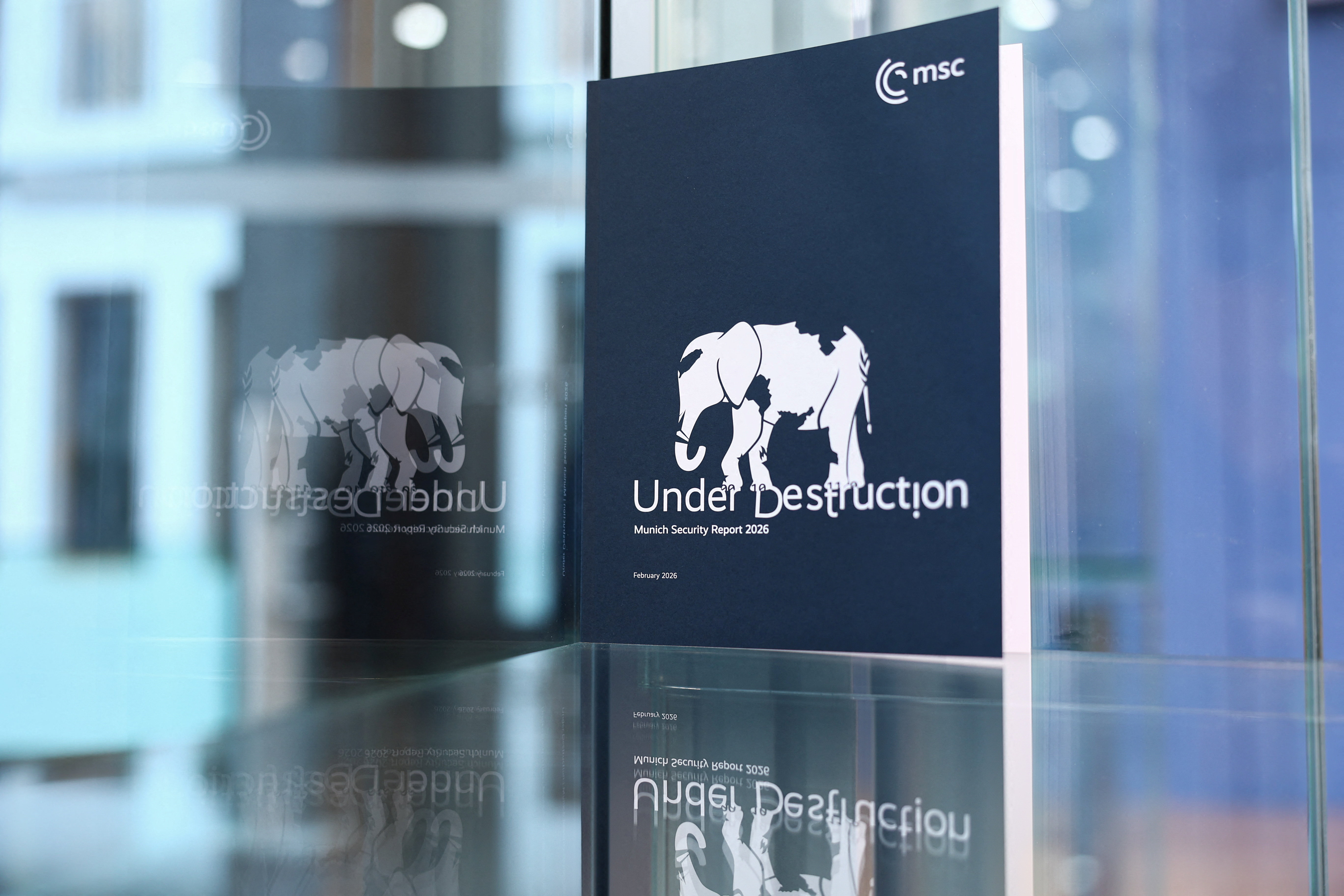 当地时间2026年2月9日,德国柏林,《2026年慕尼黑安全报告》发布。图源:IC photo