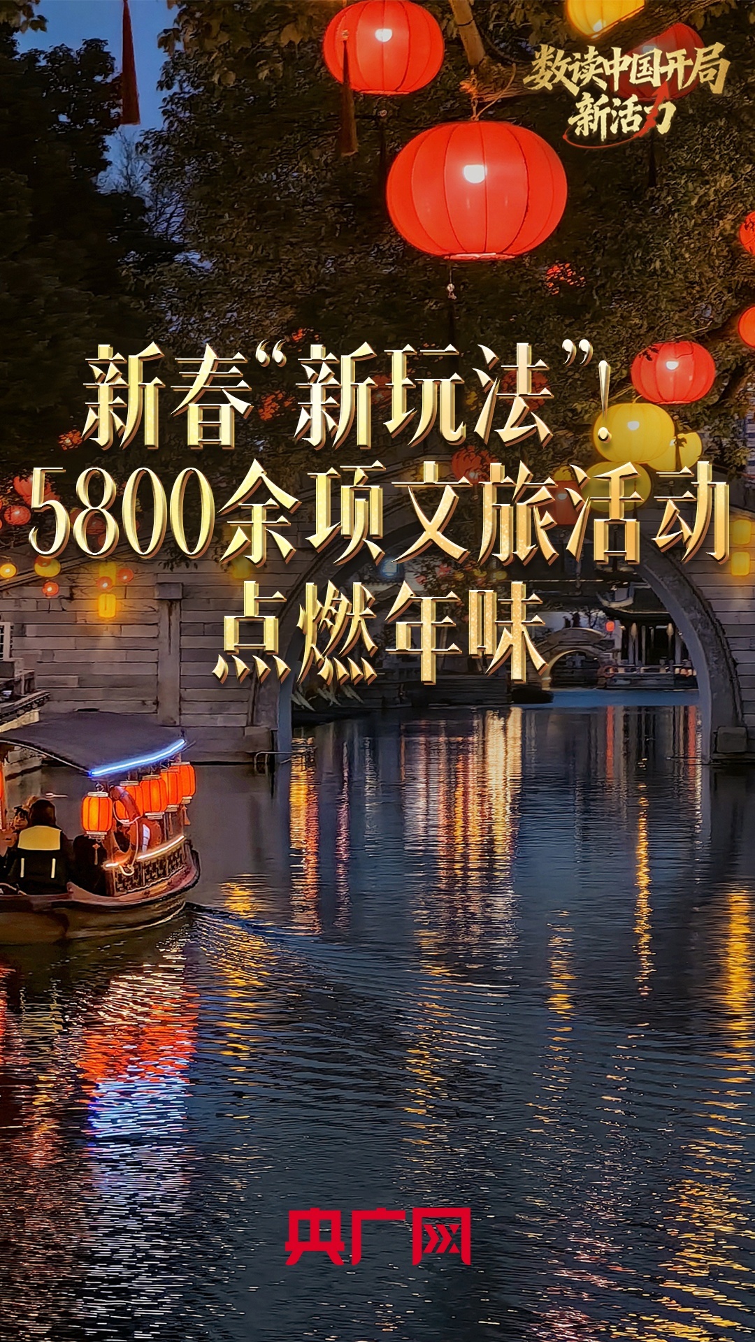 数读中国开局新活力 | 新春“新玩法”！5800余项文旅活动点燃年味