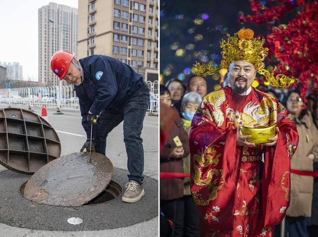 图为李卫东艺术类作品《工装与华裳》