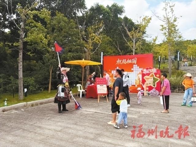 “戚家军将士”现身瑞岩山。瑞岩山风景区供图
