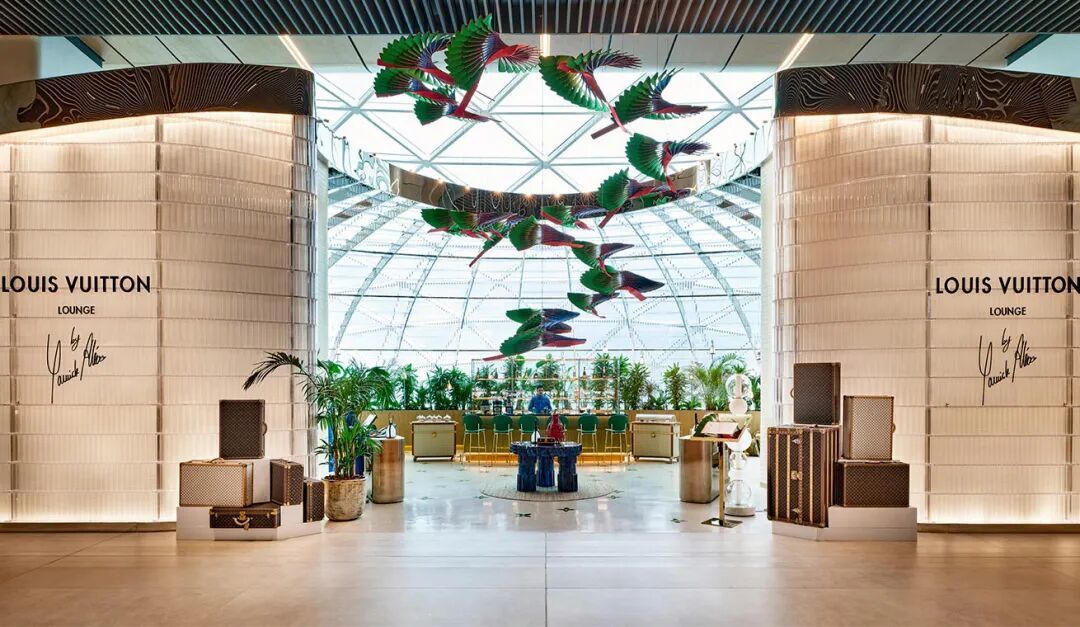 多哈哈马德国际机场的路易威登休息室   机场官网图