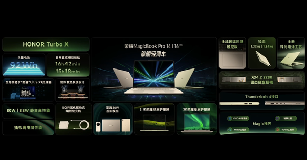 荣耀MagicBook Pro 14/16