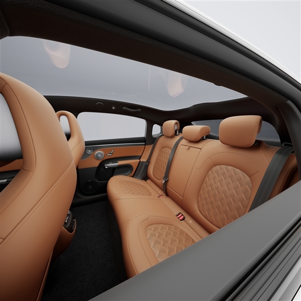 小米SU7的竞品+1!smart精灵6号内饰官图公布:浓郁奔驰味