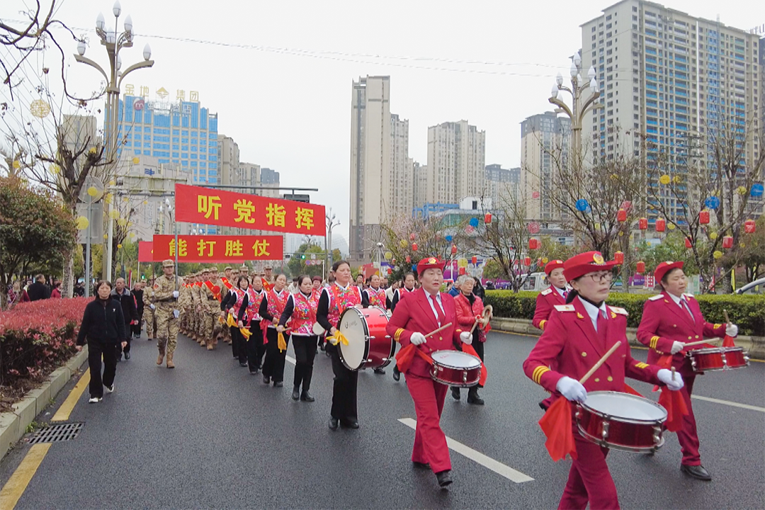 福泉2026年上半年新兵入伍欢送仪式(图片源自福泉市融媒体中心)