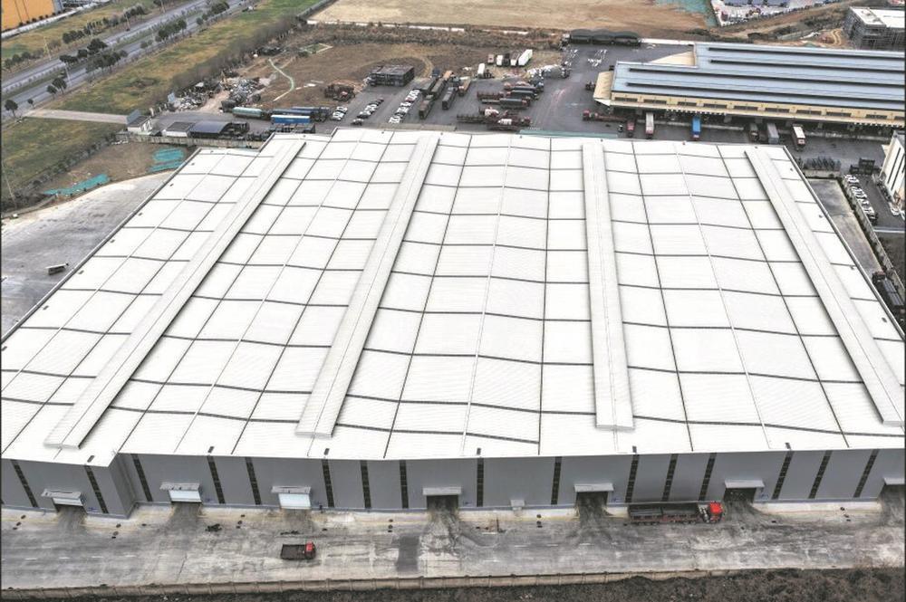 中泰金属的钢结构厂房。