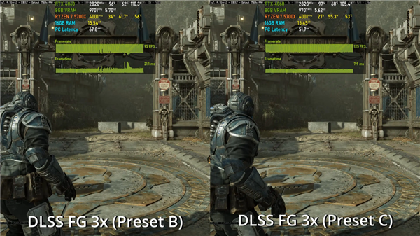 白捡28%帧率！RTX 4060实测大力水手新预设：101帧秒变129帧
