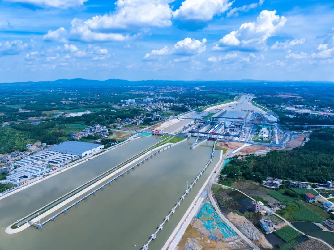 2026年8月,企石枢纽建成现场。