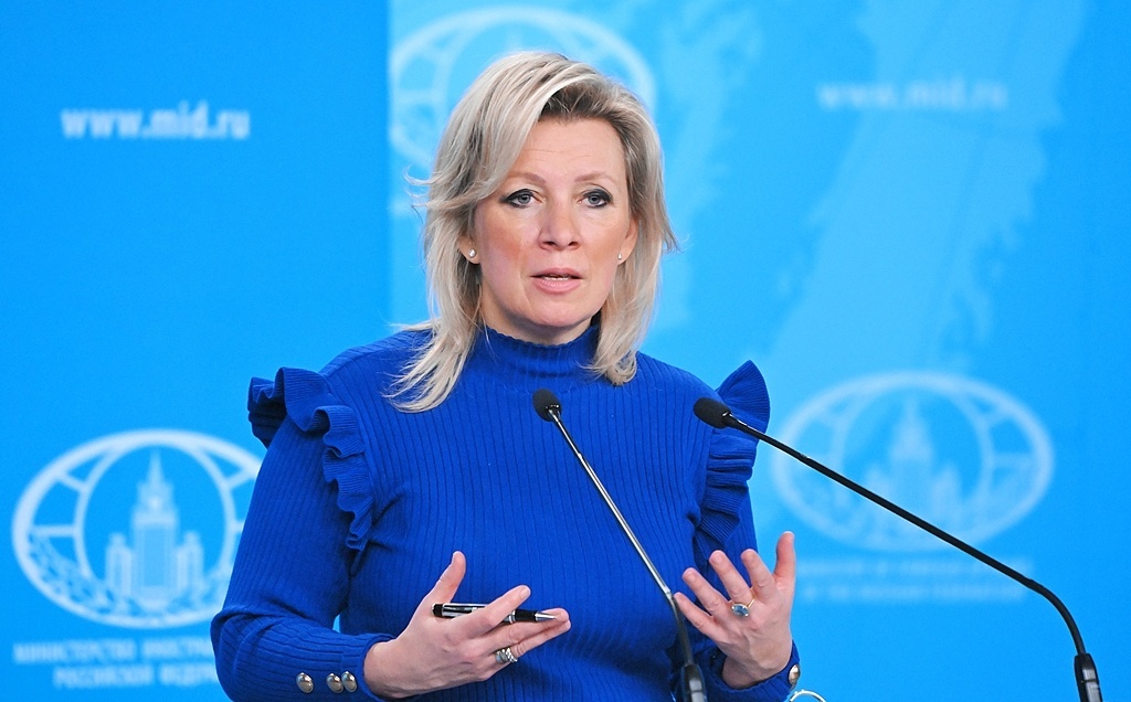 △俄罗斯外交部发言人扎哈罗娃（资料图）