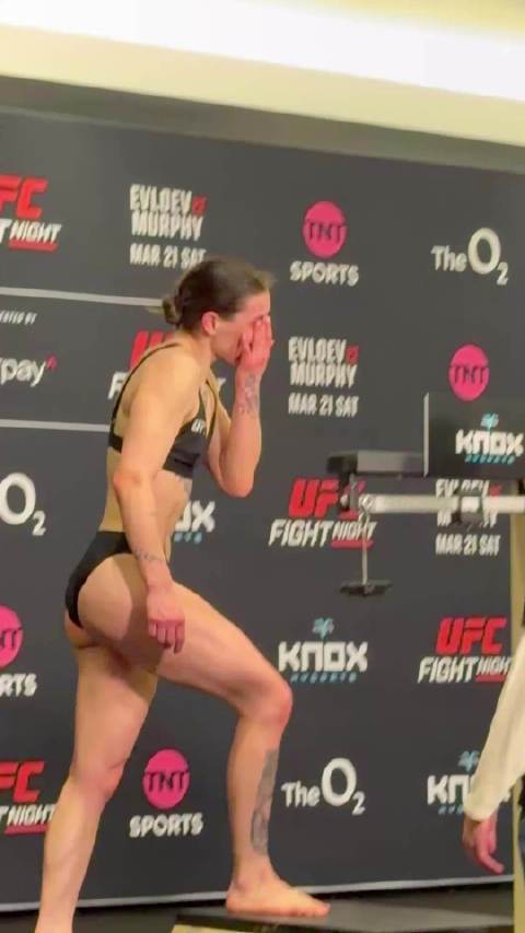 UFC伦敦站巴西女将超重8磅比赛取消，英国选手含泪完成称重
