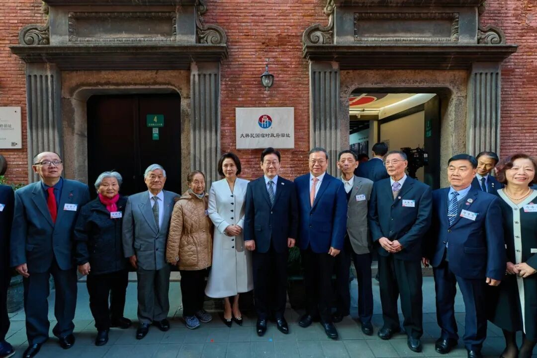 ▲去年韩国总统李在明打卡“大韩民国临时政府旧址”