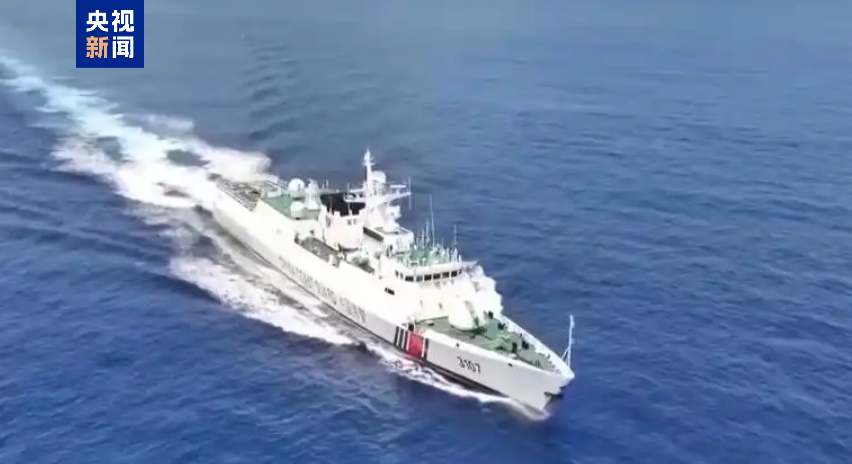 △中国海警坚守南海维权执法一线