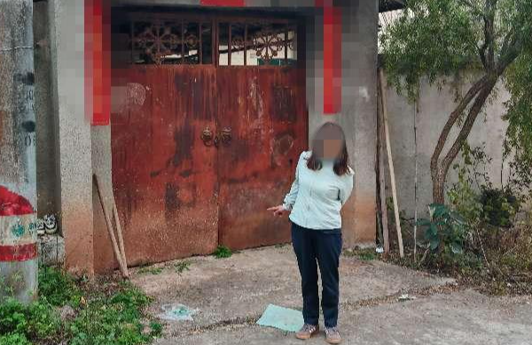 ▲犯罪嫌疑人指认现场