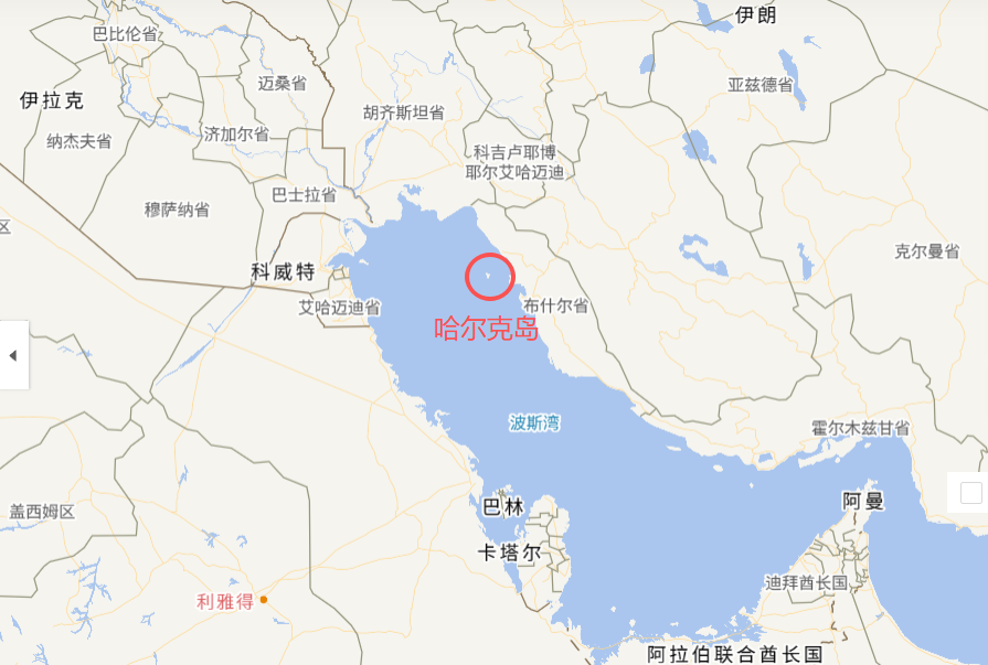 哈尔克岛地理位置