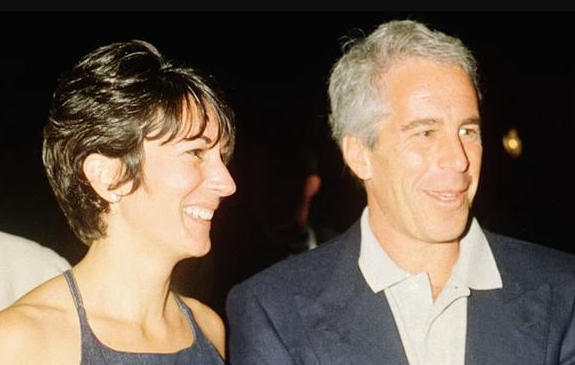 △马克斯韦尔(左)与爱泼斯坦(右)(资料图)