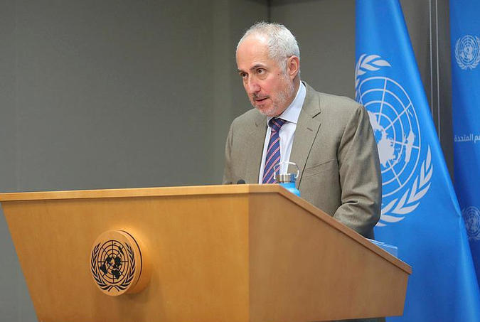 △联合国秘书长发言人迪雅里克(资料图)