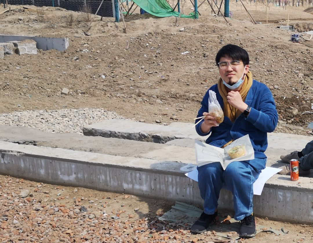 王维琦在项目施工中 图/受访者提供