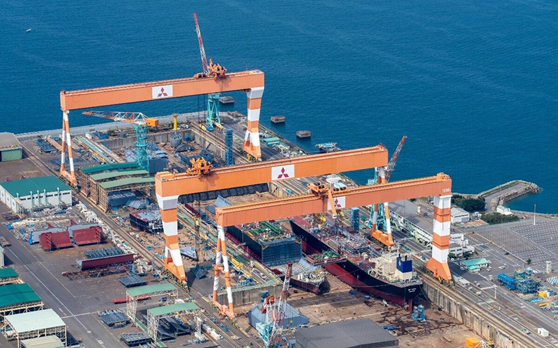 日本三菱造船长崎造船厂