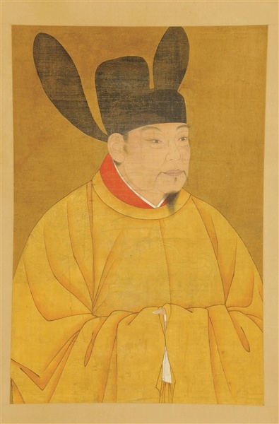 《吴越武肃王钱镠像》轴 浙江省博物馆藏