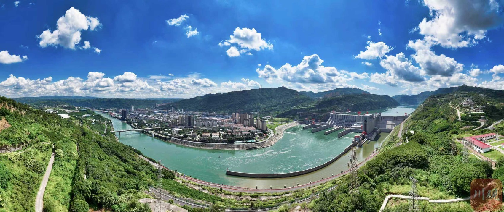 向家坝水电站。